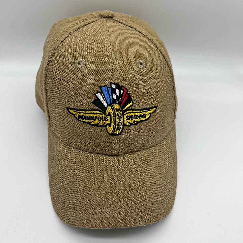 Indianapolis Motor Speedway Guest Services Employee Hat Tan New Era